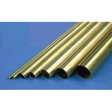 K&S 3.5mmx1m Round Brass Tube, .225in Wall 3935